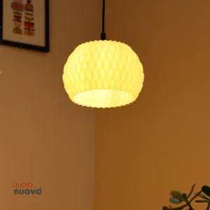 Wavy large ceiling lamp